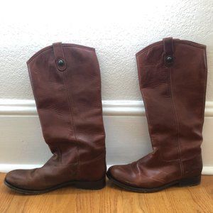 Women’s Frye "Melissa Button" pull on boots - Size 8.5 Extended calf
